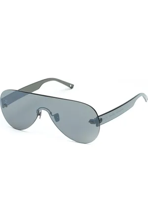 Belstaff Unisex, Accessoires, Vert, Taille: ONE Size Lunettes de Soleil en Acétate Vertes Faites à la Main Protection UV
