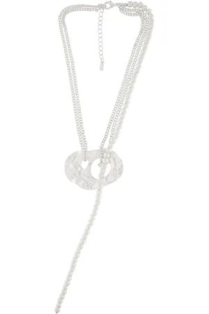 Dansk Copenhagen Femme, Accessoires, Gris, Taille: ONE Size Collier de Luxe en Mélange de Perles