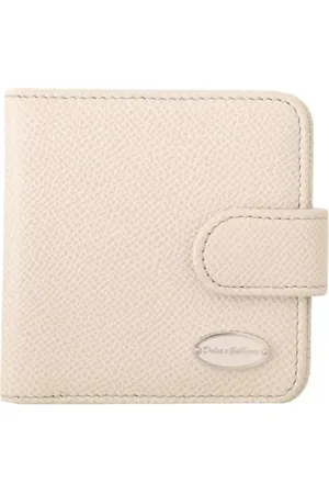 Dolce & Gabbana Homme, Accessoires, Blanc, Taille: ONE Size Étui en cuir blanc pour préservatif portefeuille