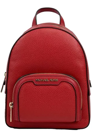 Michael Kors Femme, Sacs, Rouge, Taille: ONE Size Sac à Dos Mini en Cuir Rouge Pebbled