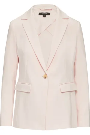 Comma, Femme, Vestes, Rose, Taille: 36 FR Blazer ajusté avec poches à rabat