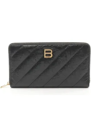 Balenciaga Femme, Pre-owned, Noir, Taille: ONE Size Pre-owned Cuir petite-maroquinerie