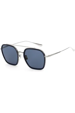 Belstaff Unisex, Accessoires, Gris, Taille: ONE Size Lunettes de soleil en titane avec verres Zeiss