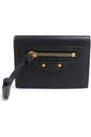 Balenciaga Unisex, Pre-owned, Noir, Taille: ONE Size Pre-owned Cuir petite-maroquinerie