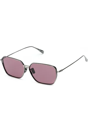 Belstaff Unisex, Accessoires, Gris, Taille: ONE Size Lunettes de Soleil en Acier Inoxydable Faites à la Main avec Protection UV