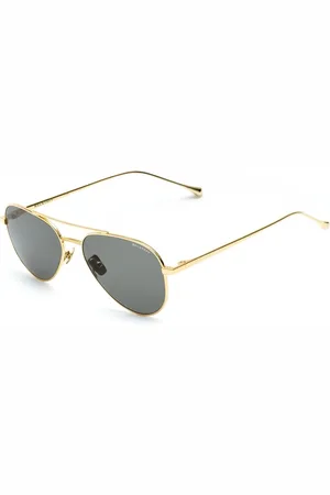Belstaff Unisex, Accessoires, Brun, Taille: ONE Size Lunettes de soleil en acier inoxydable marron avec protection UV