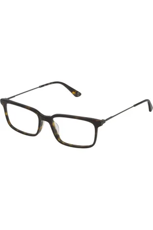 Police Homme, Accessoires, Brun, Taille: ONE Size Lunettes Tortue Marron pour Homme