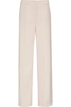 Comma, Femme, Pantalons, Rose, Taille: 38 FR Pantalon Large Élégant