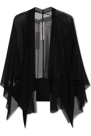 Rick Owens Femme, Vestes, Noir, Taille: 36 FR Haut en soie