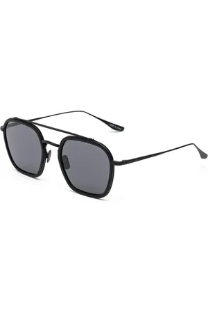 Belstaff Homme, Accessoires, Noir, Taille: ONE Size Lunettes de soleil artisanales en acier inoxydable avec protection UV