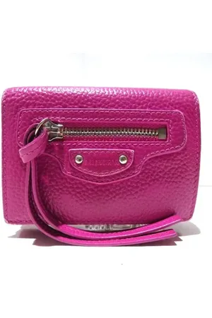 Balenciaga Femme, Pre-owned, Rose, Taille: ONE Size Pre-owned Cuir petite-maroquinerie