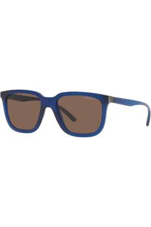 Arnette Homme, Accessoires, Bleu, Taille: ONE Size Lunettes de soleil en acétate bleu avec verre marron
