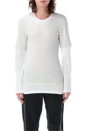 MAGLIANO Homme, Tops, Blanc, Taille: M T-shirt à Manches Longues Double