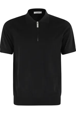 Paolo Pecora Homme, Tops, Noir, Taille: S Polo