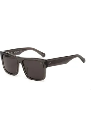 Belstaff Unisex, Accessoires, Gris, Taille: ONE Size Lunettes de Soleil en Acétate Faites à la Main avec Verres Zeiss