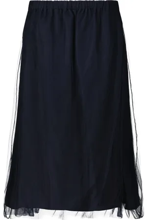 Fabiana Filippi Femme, Jupes, Bleu, Taille: 40 FR Jupe A-Line en Tulle