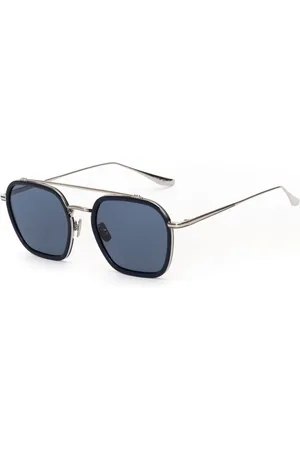 Belstaff Homme, Accessoires, Gris, Taille: ONE Size Lunettes de soleil artisanales en acier inoxydable avec verres de haute qualité