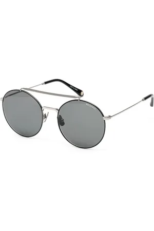 Belstaff Homme, Accessoires, Noir, Taille: ONE Size Lunettes de Soleil en Titane Faites à la Main avec Verres Zeiss