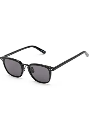 Belstaff Unisex, Accessoires, Noir, Taille: ONE Size Lunettes de Soleil en Acétate Faites à la Main avec Charnières en Titane
