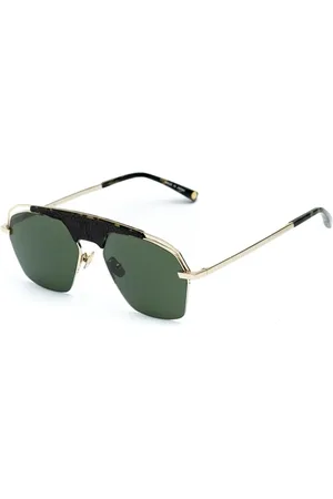 Belstaff Homme, Accessoires, Jaune, Taille: ONE Size Lunettes de soleil en titane avec verres Zeiss