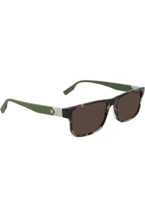 Converse Homme, Accessoires, Vert, Taille: ONE Size Lunettes de soleil en acétate vert avec filtre UV