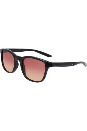 Nike Femme, Accessoires, Noir, Taille: ONE Size Lunettes de soleil noires avec verre rose