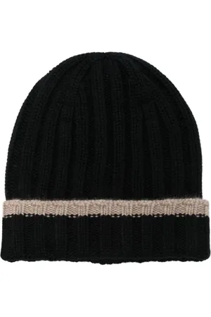 BARBA Homme, Accessoires, Noir, Taille: ONE Size Chapeau Noir Élégant pour Homme