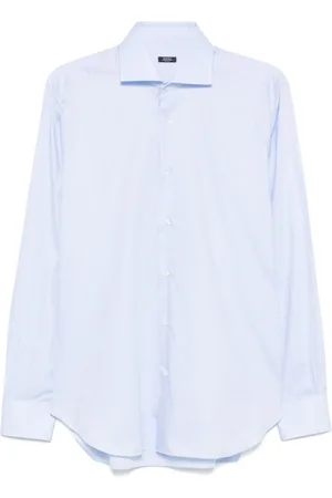 BARBA Homme, Chemises, Bleu, Taille: 4XL Chemise Homme Élégante Bleu Ciel