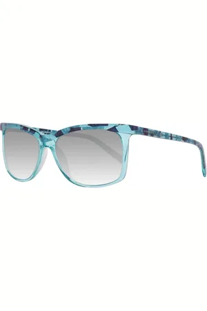 ESPRIT Femme, Accessoires, Bleu, Taille: ONE Size Lunettes de Soleil à Monture en Résine Bleue