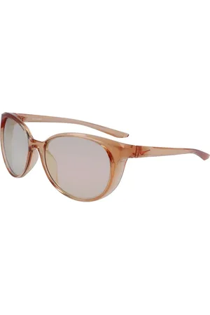 Nike Femme, Accessoires, Multicolore, Taille: ONE Size Lunettes de soleil multicolores injectées avec miroir rose