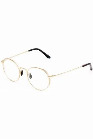 Vuarnet Homme, Accessoires, Jaune, Taille: ONE Size Montures en acier inoxydable doré avec clip Optique