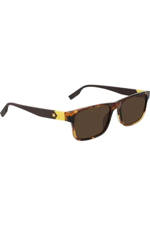 Converse Homme, Accessoires, Brun, Taille: ONE Size Lunettes de soleil marron avec filtre UV