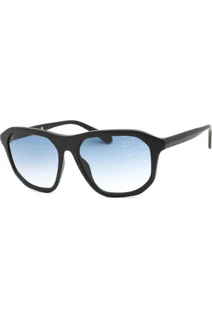 Guess Unisex, Accessoires, Noir, Taille: ONE Size Lunettes de Soleil Noir Bleu Dégradé Unisexe
