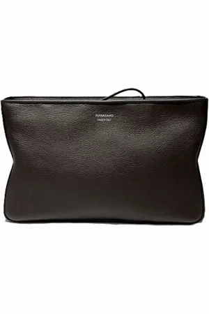 Salvatore Ferragamo Femme, Pre-owned, Brun, Taille: ONE Size Pre-owned Cuir pochettes-minaudieres
