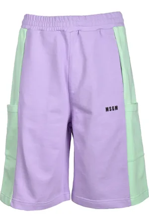 Msgm Homme, Shorts, Violet, Taille: S Bermuda