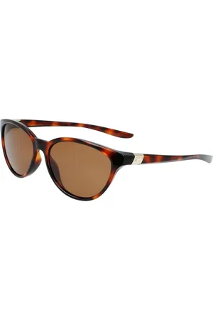 Nike Femme, Accessoires, Brun, Taille: ONE Size Lunettes de soleil marron polarisées avec filtre
