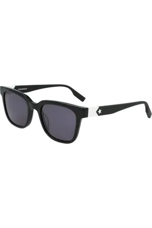 Converse Femme, Accessoires, Noir, Taille: ONE Size Lunettes de soleil noires avec protection UV pour femmes