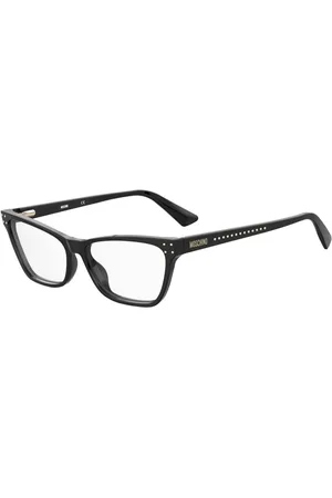Moschino Femme, Accessoires, Noir, Taille: ONE Size Lunettes de Soleil en Acétate Noir pour Femmes