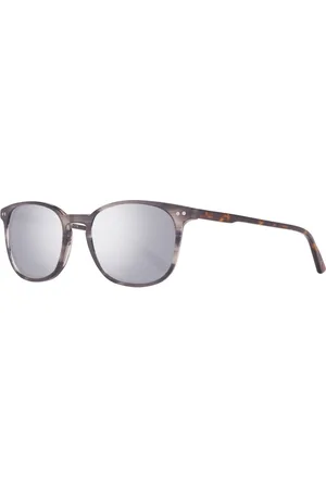 Helly Hansen Unisex, Accessoires, Gris, Taille: ONE Size Lunettes de soleil en plastique gris métal géométrique