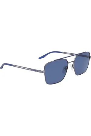 Converse Homme, Accessoires, Gris, Taille: ONE Size Lunettes de soleil en métal élégantes avec filtre UV