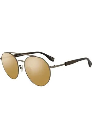 Converse Unisex, Accessoires, Gris, Taille: ONE Size Lunettes de Soleil en Métal avec Détail de Cœur, Or Rose