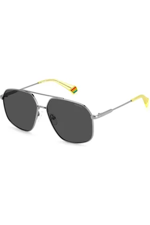 Polaroid Unisex, Accessoires, Gris, Taille: ONE Size Lunettes de Soleil en Acier Inoxydable Gris