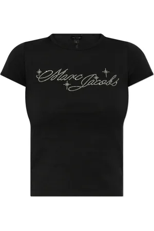 Marc Jacobs Femme, Tops, Noir, Taille: 40 FR Logo Top