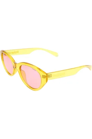 Polaroid Femme, Accessoires, Jaune, Taille: ONE Size Lunettes de Soleil Polarisées avec Verre Rose