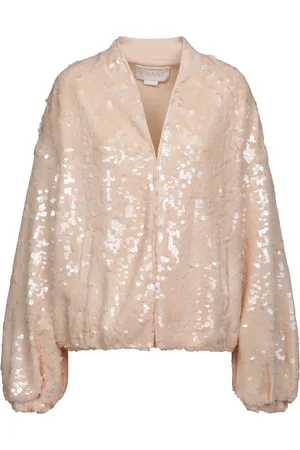 GENNY Femme, Vestes, Rose, Taille: 40 FR Bomber Rose à Paillettes