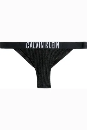 Calvin Klein Femme, Maillots de bain, Noir, Taille: 40 FR Collection de maillots de bain noirs en nylon et élasthanne