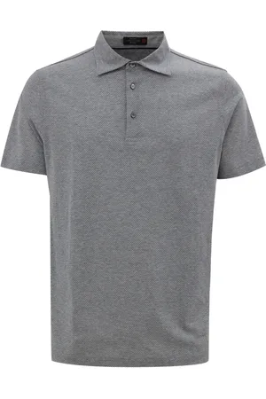 corneliani Homme, Tops, Gris, Taille: L Polo Classique Gris Fabriqué en Italie