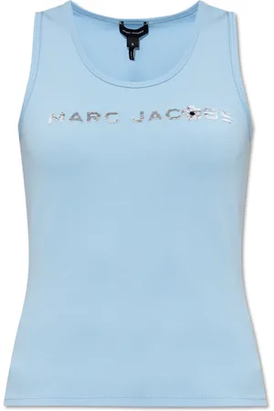 Marc Jacobs Femme, Tops, Bleu, Taille: 42 FR Logo Top