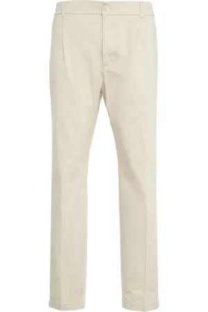 CRUNA Homme, Pantalons, , Taille: XL Pantalon Blanc Tapered Fit Mitte
