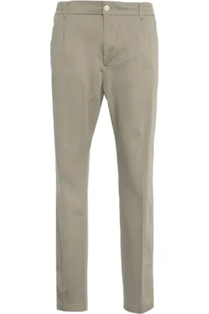 CRUNA Homme, Pantalons, Gris, Taille: 2XL Pantalon Gris Tapered Fit Mitte